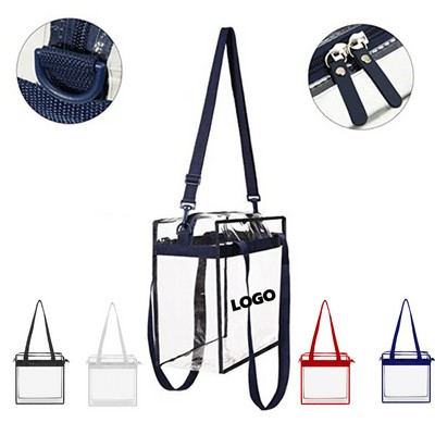 Clear Plastic Tote Bags with Handles