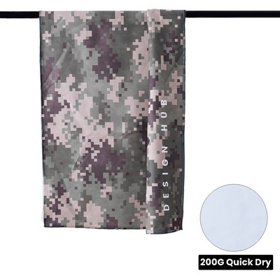 Rush - Sand-Free Quick-Dry Sublimated Beach Towel - 30" x