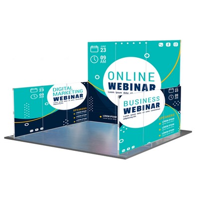 10' Folding Complete Booth Display - Layout C