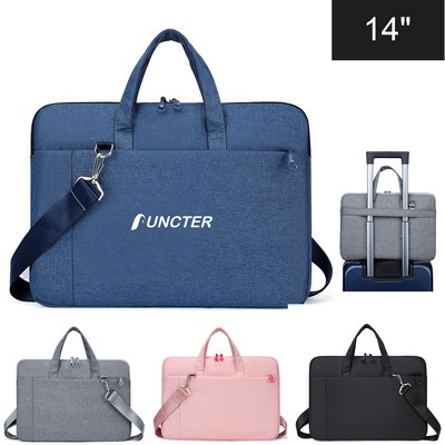 14" Laptop Bag Laptop Sleeve With Carrying Handle With Shoulder Strap