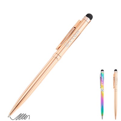 Stylus Shine Metal Pen With Clip
