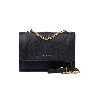 Champs Luggage Gala Collection Leather Clutch Size 7.25"X8.5"X 4"