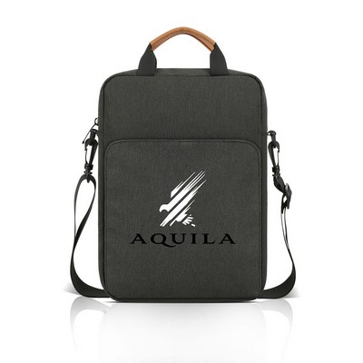 Crossbody Laptop Bag with Leather Handle