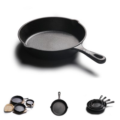 10.25" Cast Iron Pan Small Frying Non-stick