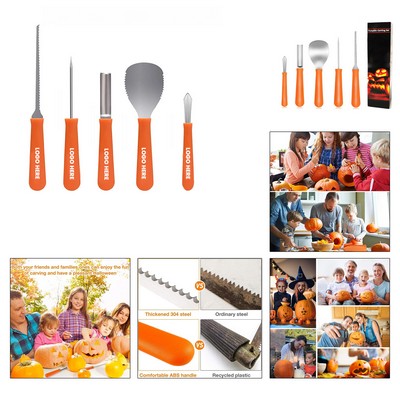 5-Piece Professional Pumpkin Carving Set