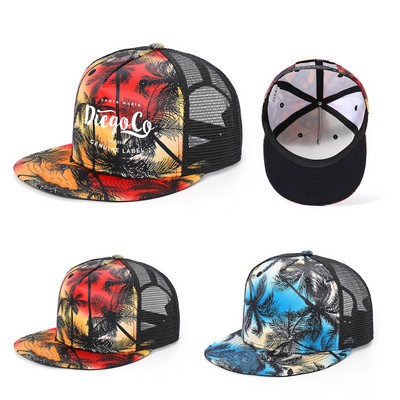 Camo Twill Mesh Trucker Cap