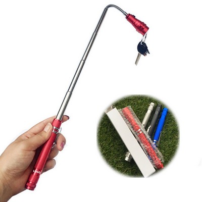 Extendable Magnetic Pickup Tool with LED Light