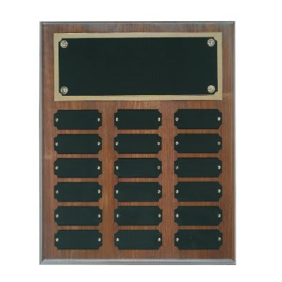 Genuine Walnut Perpetual Plaque