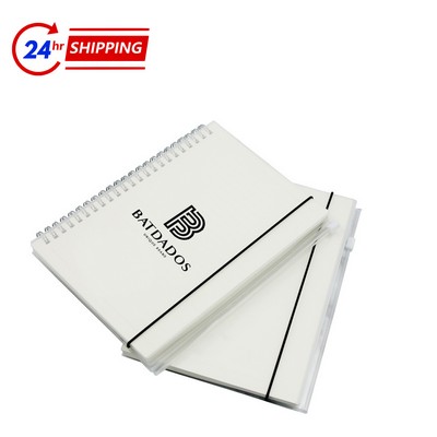 A5 PP Cover Spiral-bound Notebook w/ Lined Inner Pages