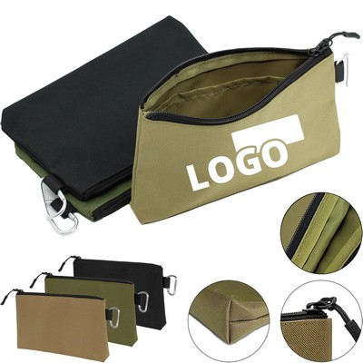 Heavy Duty Flat Bottom Tool Bag With Zipper