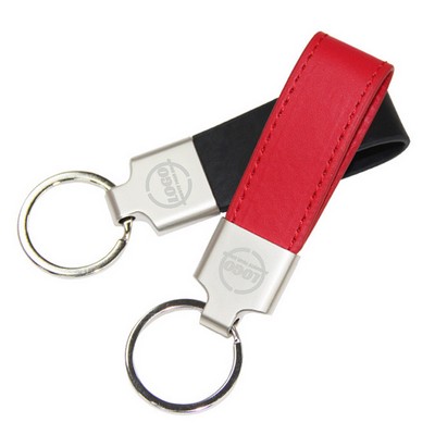 Leather Strap Keychain