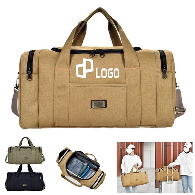 Travel Duffel Bag W/ Detachable Shoulder Strap