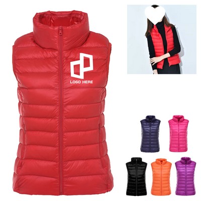 Women'S Packable Lightweight Down Vest