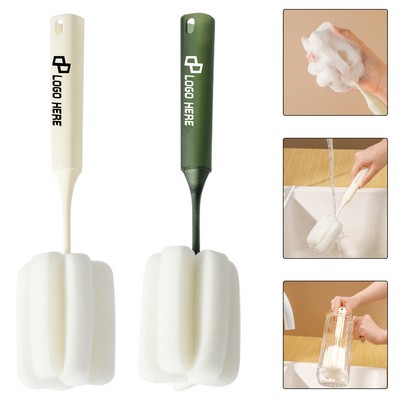 Household Sponge Cup Cleaning Brush W/ Long Handle