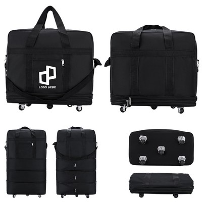 Adjustable Capacity Wheeled Duffel Bag