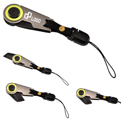 Pocket Folding Knife W/ Lanyard