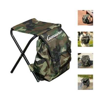 Portable Stool Chair Backpack