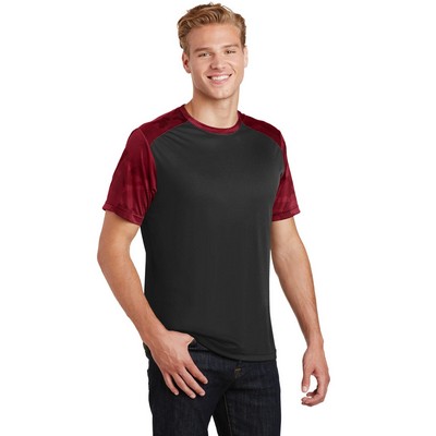 Sport-Tek CamoHex Colorblock Tee.