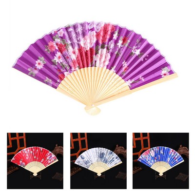 Bamboo Paper Folding Fan