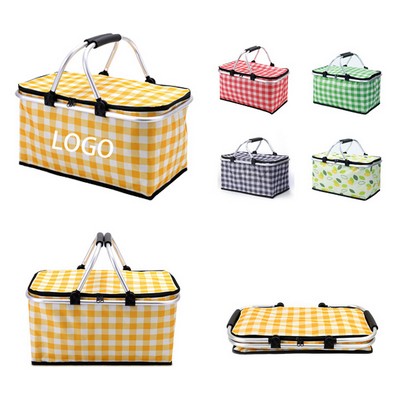 Folding Picnic Cooling Basket