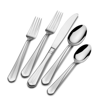 Mikasa Colette 45Pc 18/10 Stainless Steel Flatware Set