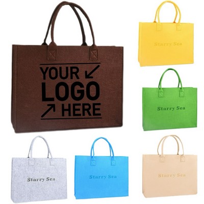 Customized Eco-friendly Felt Tote Bags