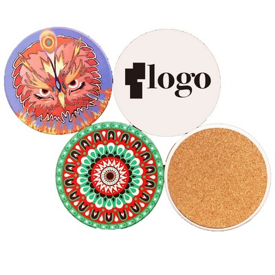 Round Ceramic Coasters