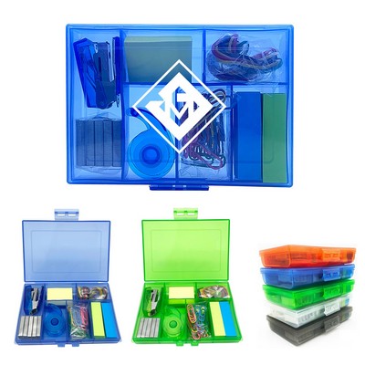 7-In-1 Mini Desk Stationery Kit W/Box