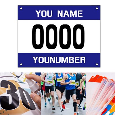 Waterproof Tyvek Marathon Race Bib Numbers