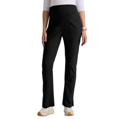 Women's Six Pocket Jersey Knit Stretch Waistband Evolve Maternity Scrub Pant