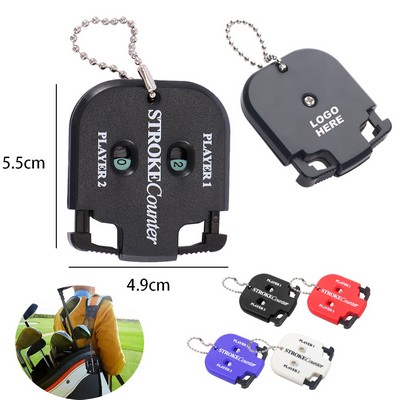High Quality Square Golf Score Counter for Golf Scoring Keeper