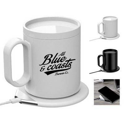 12oz Smart Mug with Wireless Charging Set