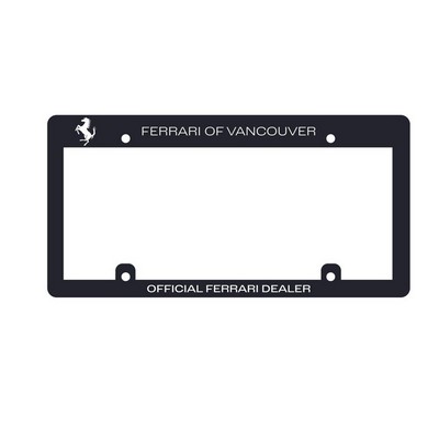 Custom Abs License Plate Frame