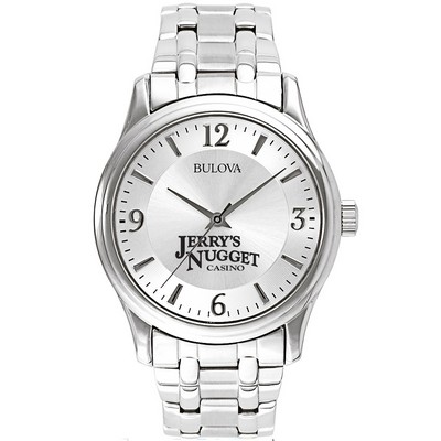 Bulova Men's Silver-tone Bracelet Watch