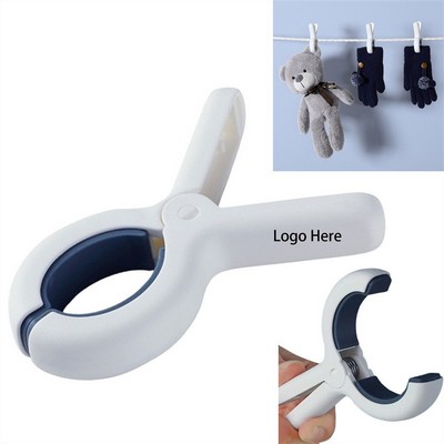 Large White Plastic Clothespins