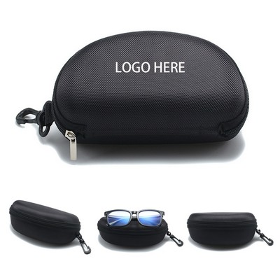 Thickened EVA Sunglasses Zipper Hook Storage Box