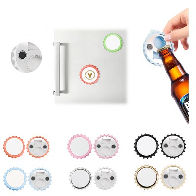 Beer Cap Shaped Magnetic Bottle Opener