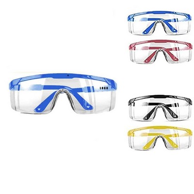 Transparent Lens Dust Splash Proof Safety Glasses