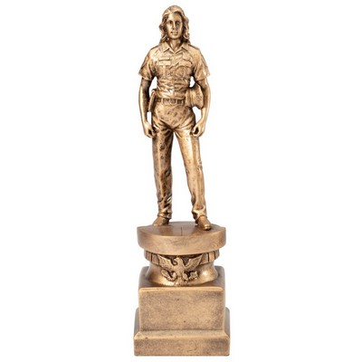 Policewoman Tribute Statue, 13"H