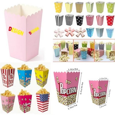 Custom Square Popcorn Box