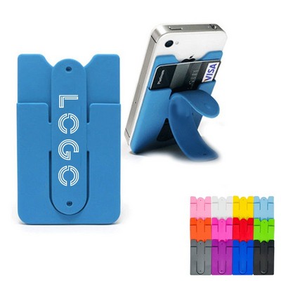 Silicone Phone Wallet With Stand