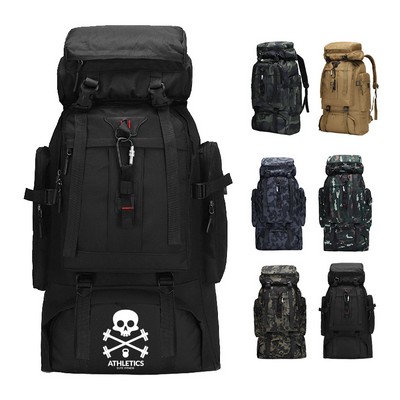 80L Extended-Capacity Tactical MOLLE Backpack