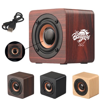 Wooden Mini Wireless Bluetooth Speaker