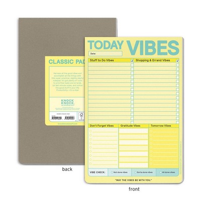 It's a Vibe Pad, To Do Pad, Shopping and Errands List Pad
