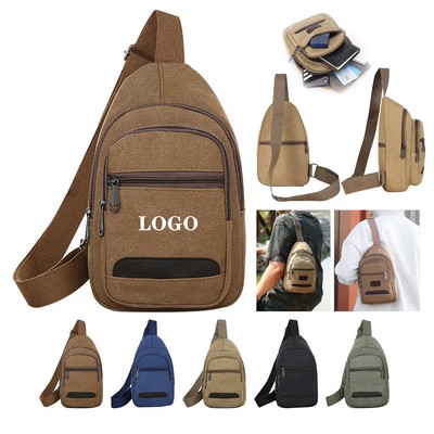 Durable Canvas Crossbody Bag