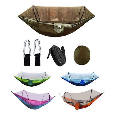 Outdoor Camping Pole Anti-Mosquito Hammock