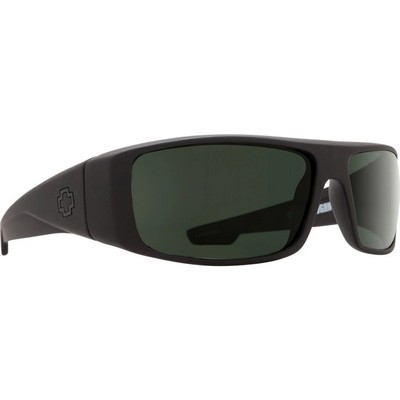 Spy+® Logan Happy™ Lens Polarized Sunglasses, Soft Matte Black