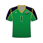 SAMPLE Juice V-Neck Short Sleeve T-Shirt; Fusion Mesh; Womens; M