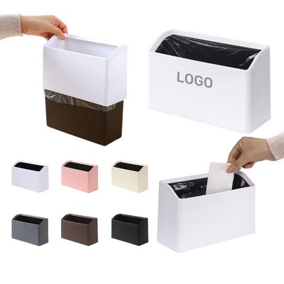 Inclined Double-layer Desktop Trash Bin
