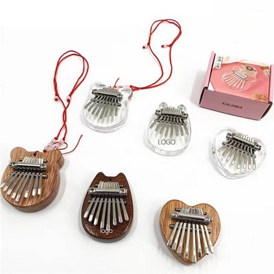 8 Note Mini Thumb Piano Portable Kalimba Finger Music Instrument with Lanyard